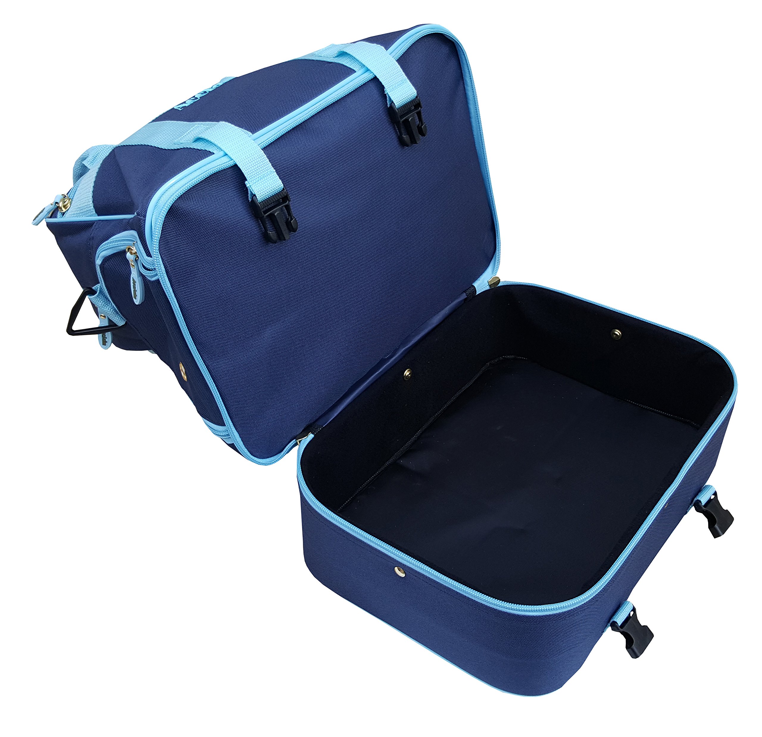 Farne Borsa da bocce, può contenere quattro bocce, in nylon, verde prato
