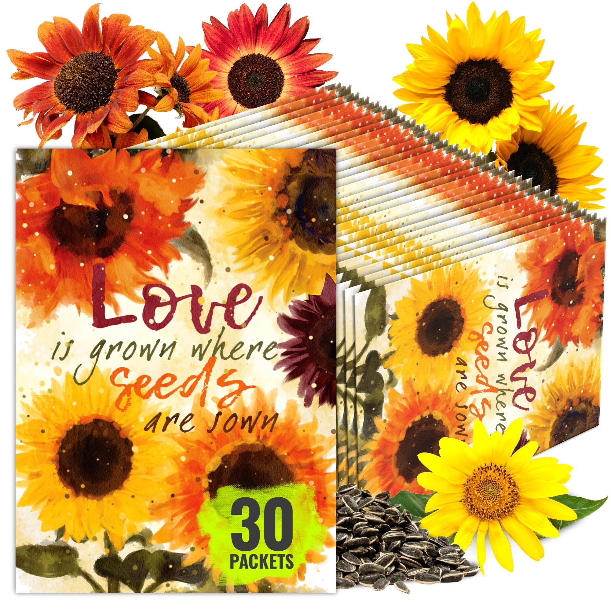 Seed Needs Heirloom Sunflower Seed Packets