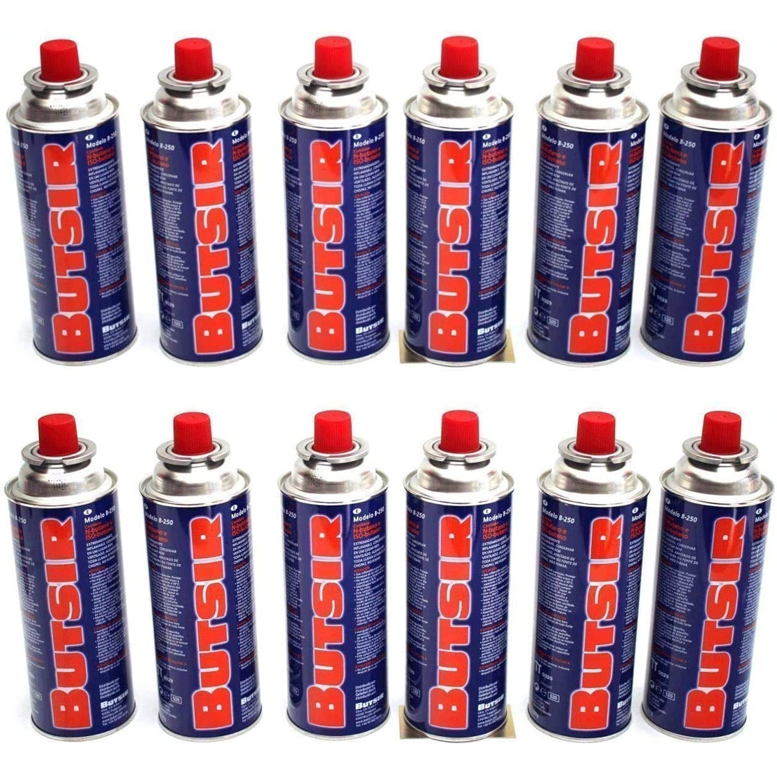 Butsir Gas 227 g Packung, mehrfarbig, 28 x Kartusche B-250 Brenner, Lötbrenner und andere Marktherde