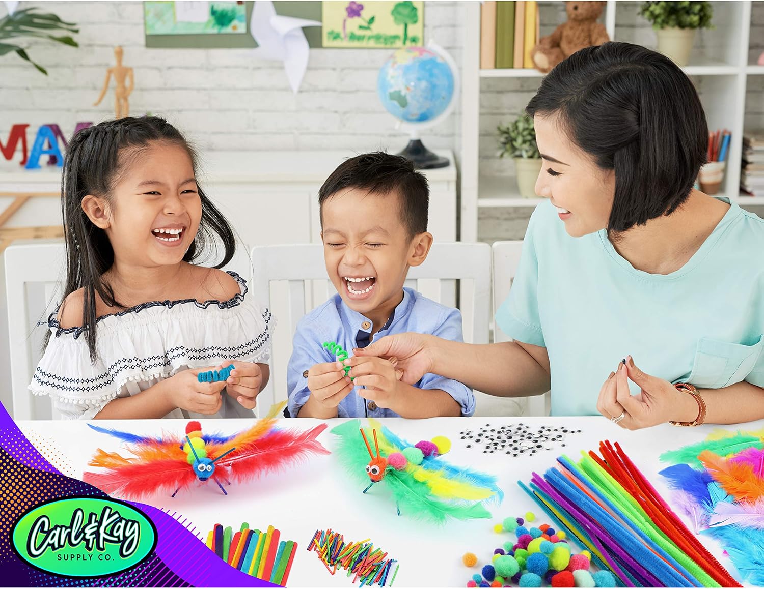 Arts & Crafts Supplies for Kids Crafts - Kids Craft Supplies & Materials - Kids Art Supplies for Kids - Arts and Crafts Kit for Kids Craft Kits - Toddler Crafts for Kids Craft Set - Carl & Kay : Arts, Crafts & Sewing