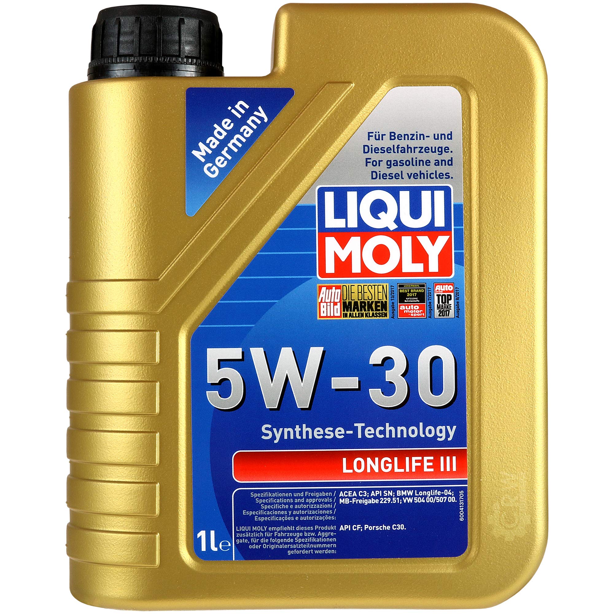 69325335 Filter Set Inspektionspaket 7 Liter Motoröl Longlife III 5W-30 MANN-FILTER Ölfilter