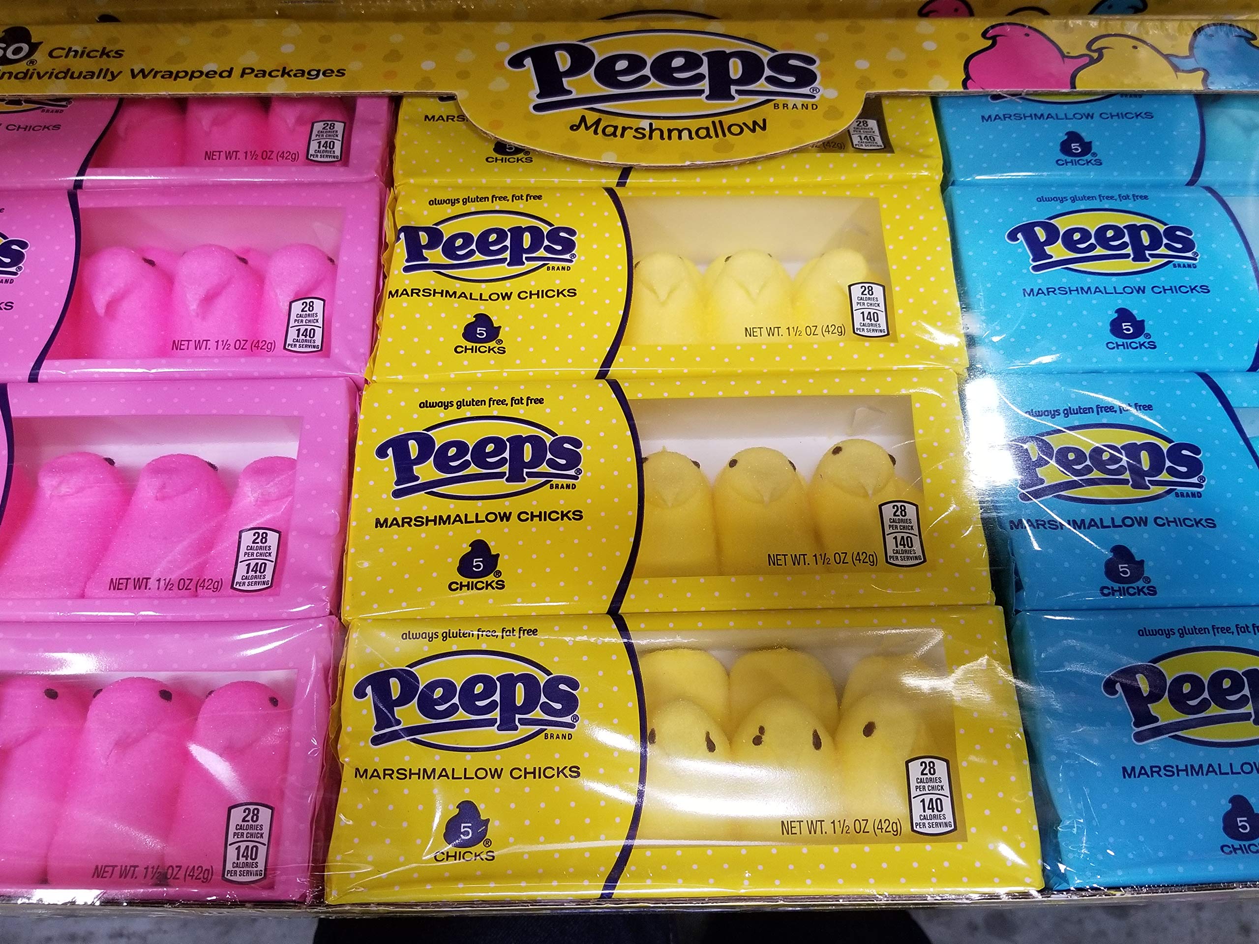 Easter Marshmallow Peeps Variety Pack 60 Count