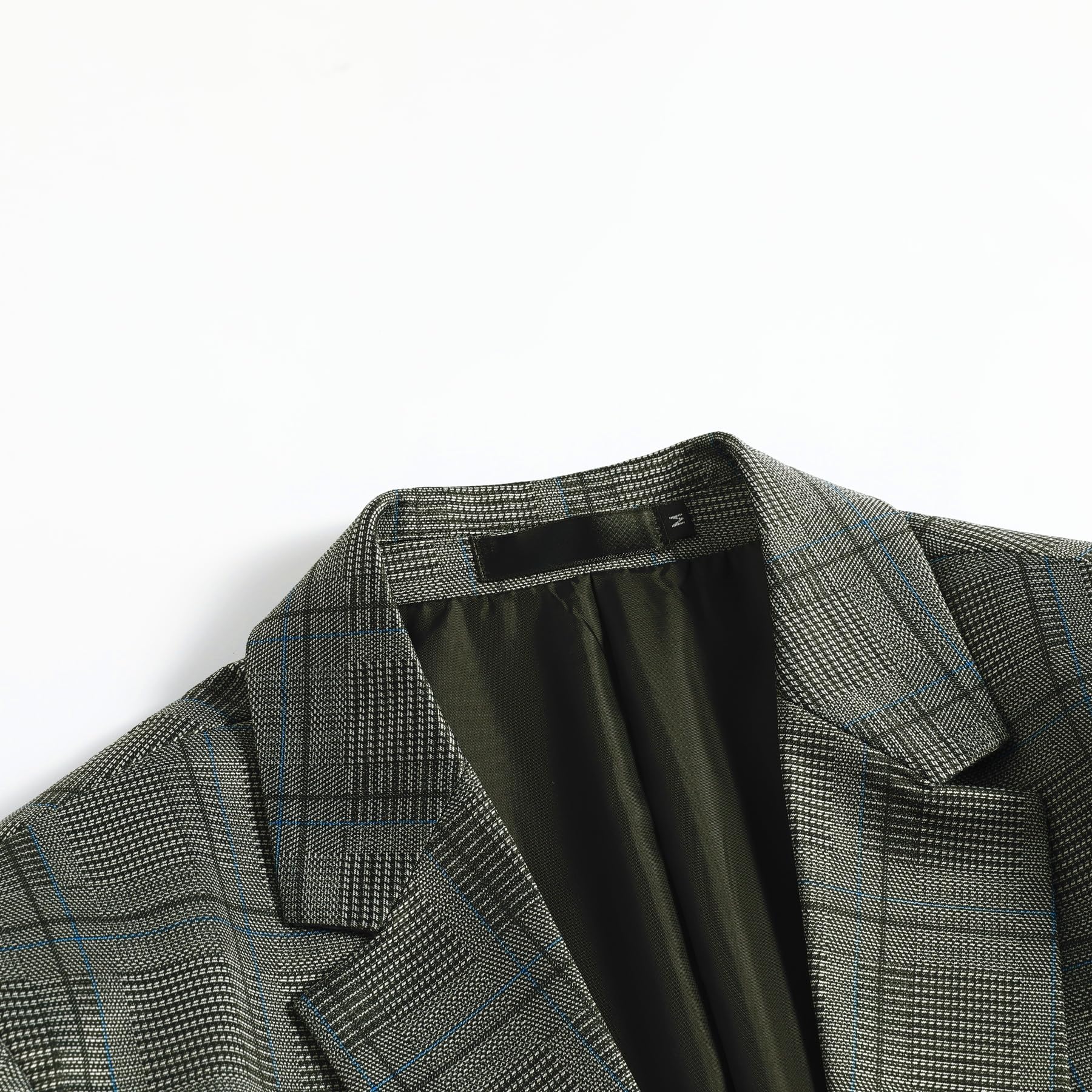 Allthemen Abito da Uomo Plaid 2 Pezzi Completo Giacca Blazer Pantaloni Slim Fit da Lavoro Abiti Eleganti Cerimonia Smoking