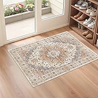 Vista 10 de Alfombras antideslizantes de 2.6 x 8 pies de befbee, alfombras resistentes a las manchas para pasillos, cocina y entrada, alfombras lavables