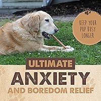 Vista 3 de Mighty Paw Naturals Bully Sticks para perros, masticables de carne de res alimentada con pasto. Palitos para mascotas para perros grandes, razas