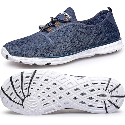 DOUSSPRT Men's Water Shoes Quick Drying Sports Aqua Shoes