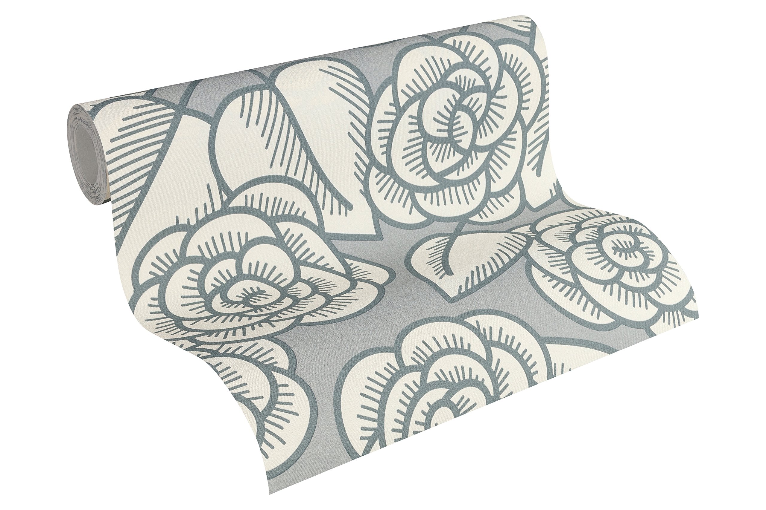 A.S. Creation 342132 Line Contzen Lars Pattern Paper Wallpaper, Multi-Colour