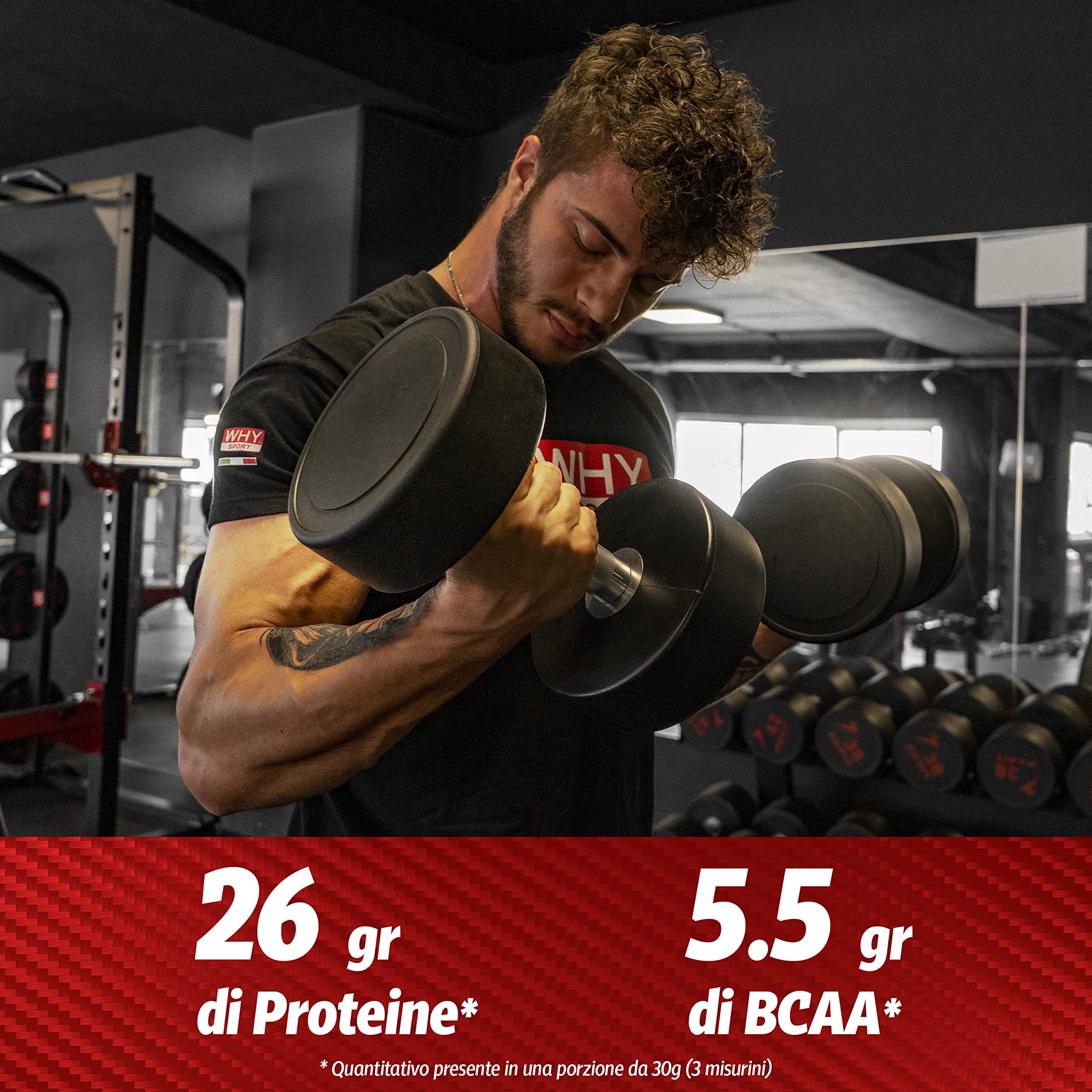 WHY SPORT PERFECT 100% WHEY - Proteine Whey - Proteine Isolate - Proteine in Polvere con Aminoacidi Essenziali per la Massa Muscolare - Gusto Cioccolato al Latte - 1,8 Kg