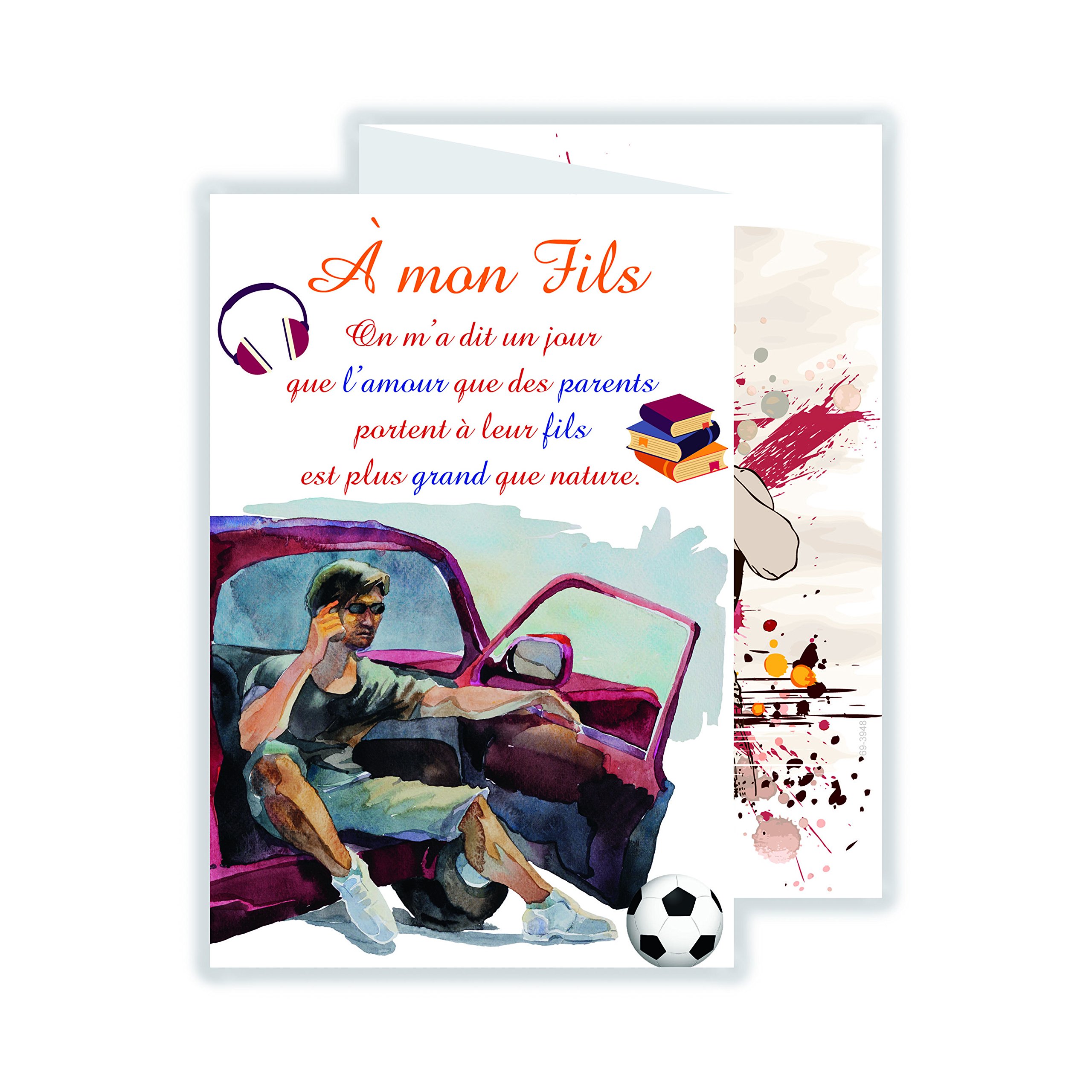 afie 69-3948 Card 3 Part A My Son Je T'Aime