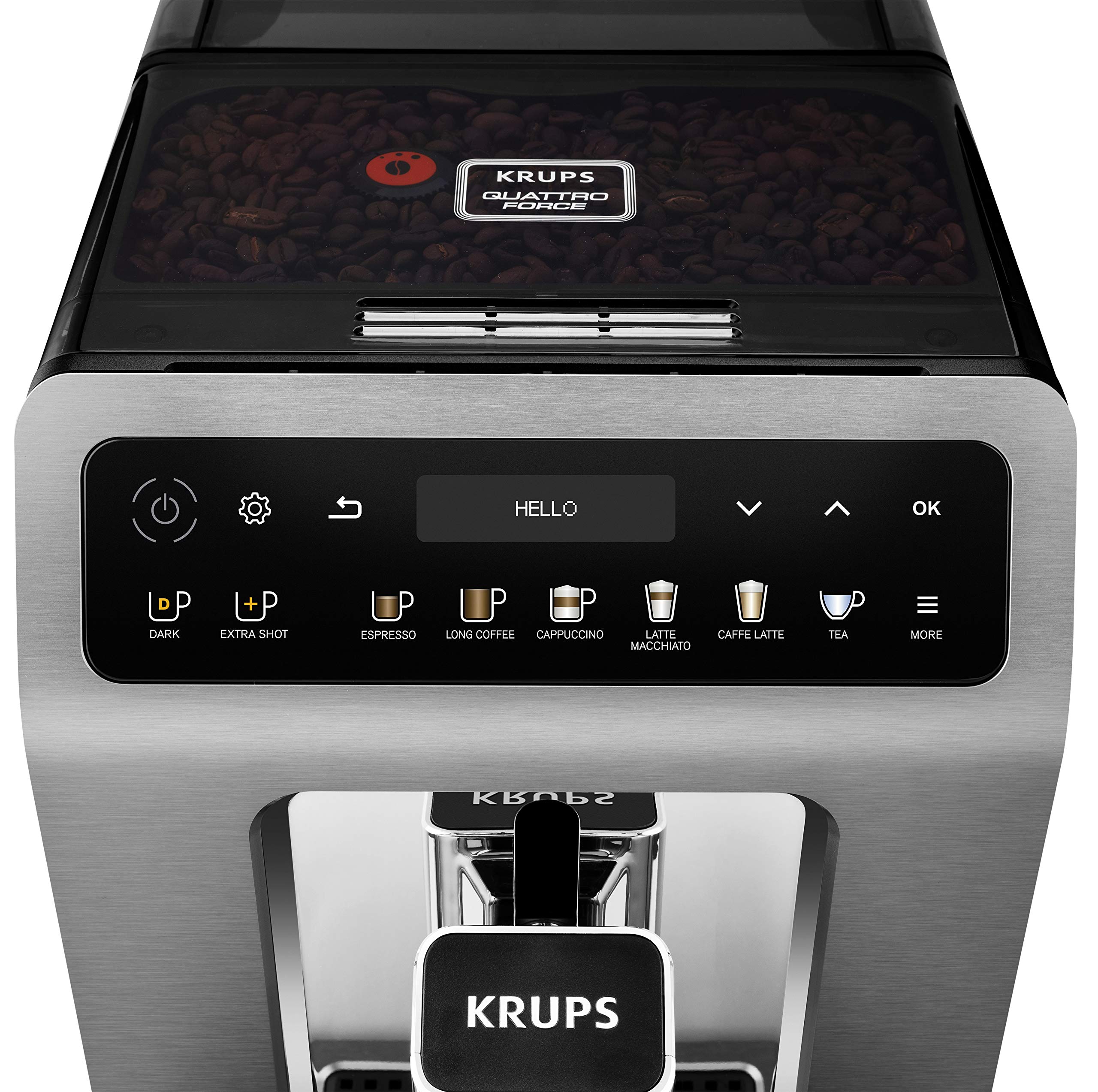 Krups Evidence EA894T machine à café Entièrement automatique Machine à expresso 2,3 L