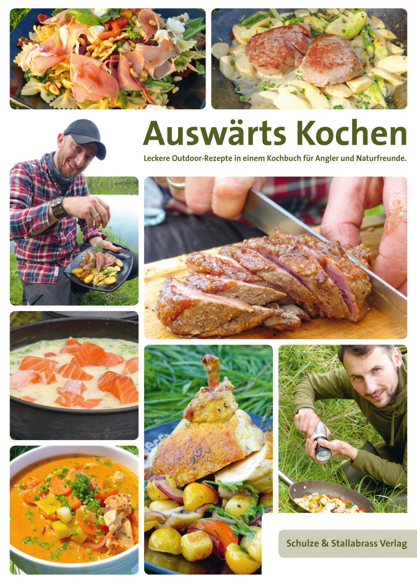 Auswärts Kochen Buch - Leckere Outdoor Rezepte in einem Kochbuch für Angler & Naturfreunde