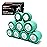 FRESINIDER 9 Rolls Self Adhesive Wrap Athletic Tape Gauze, Breathable Elastic Cohesive Bandage for Sports Injury & Pet (7 Pcs 2 x 5 Yards + 2 Pcs 1 X 5 Yards) (Green)