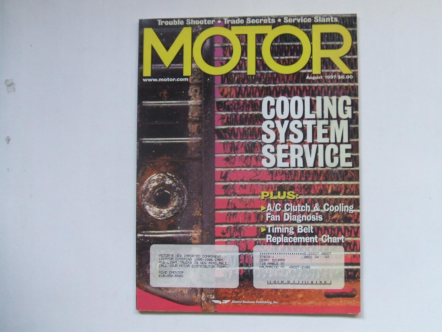 Motor Magazine August 1997 (COOLING SYSTEM SERVICE PLUS A/C CLUTCH