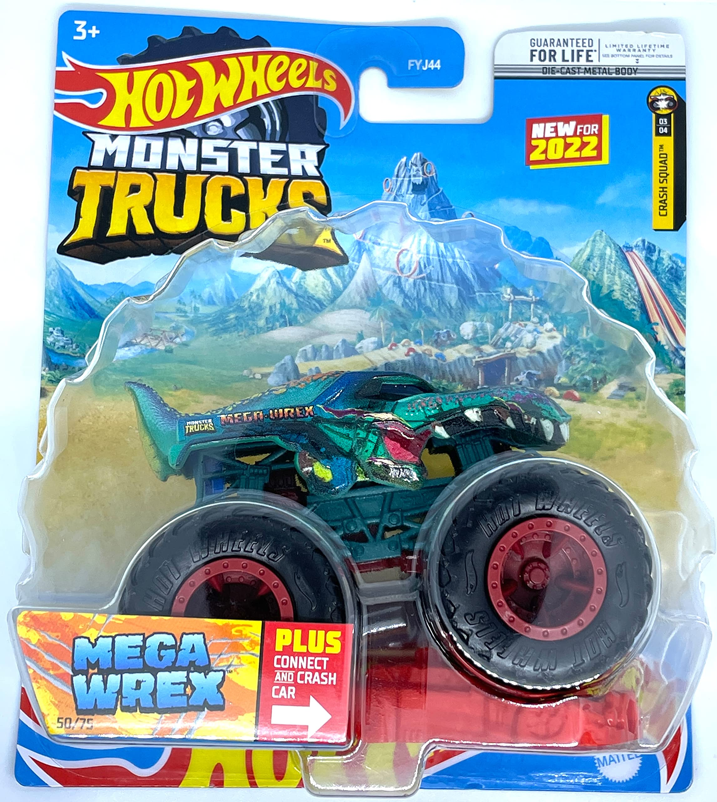 Hot Wheels 2022 - Monster Trucks - Mega Wrex - Crash Squad 50/75