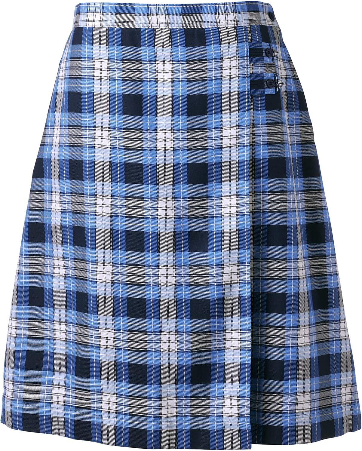 Lands' End School Uniform Girls Solid A-line Skirt Below the Knee