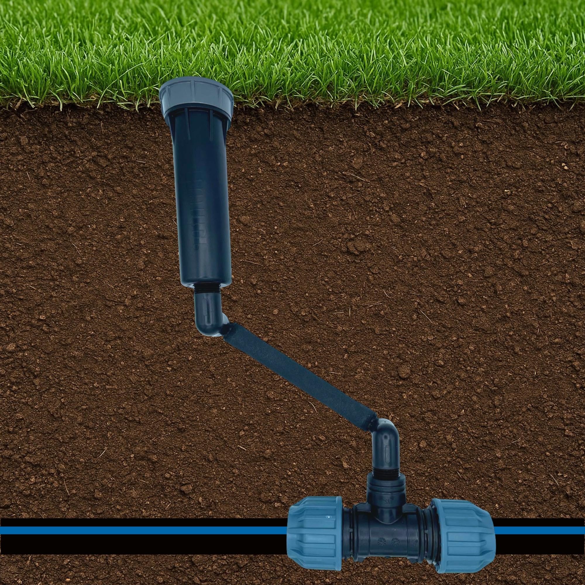 Hunter MP Rotator Bewässerungssystem - Druckreguliertes Komplettset für Rasenbewässerung - wassersparend & gleichmäßige Verteilung (10 x 20 m L-Form - Smart WiFi Pro)