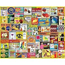 White Mountain 1000 Piece Jigsaw Puzzle Nostalgic Food, This Or that