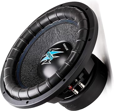 Hifonics BRW12D2 2000 Watts 12 Inch Brutus Car Audio Subwoofer with Heavy Gauge, Powder Coated, Aluminum Die-Cast Basket, Dual 70 Oz Magnet, 3 Inches Voice Coil - Dual 2 Ohm - 12 in