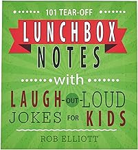 101 Tear-Off Lunchbox Notes with Laugh-Out-Loud Jokes for Kids, Funny Inspirational Encouragement for Kids, Space to Write Personal Message