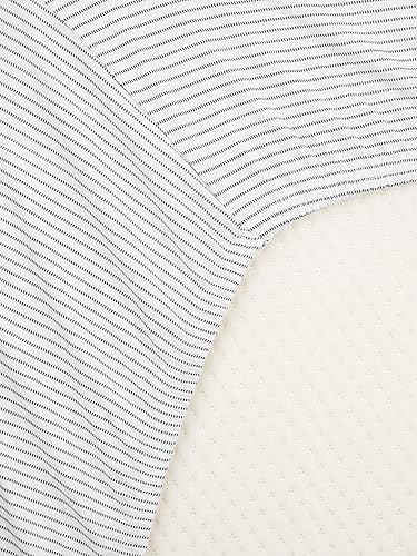 Miniatura 3 de Simple Joys by Carter's Paquete de 2 sábanas de algodón para cuna, estrellas blancas, talla única