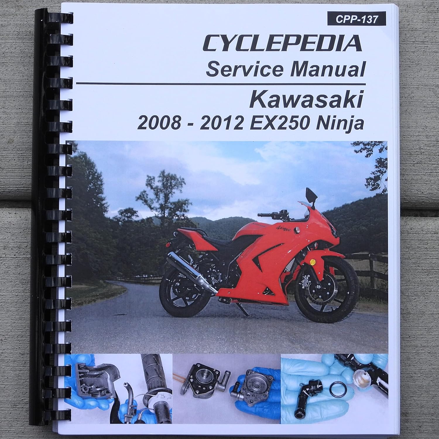 i5motorcycle Service & Repair Manual for Kawasaki Ninja EX 250 250R 2008-2012