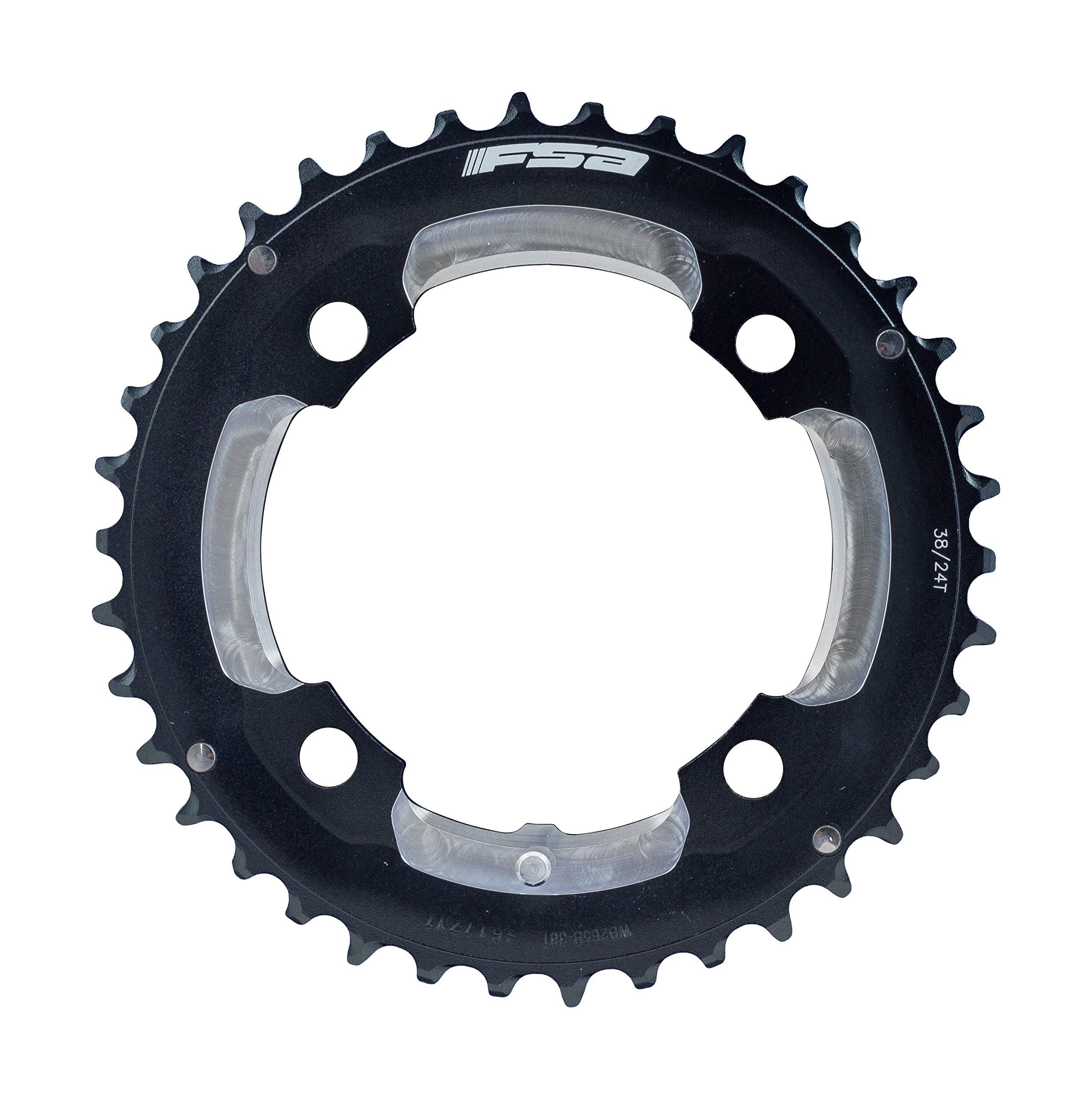 243330VAR - Plato MTB Pro 104MM Color Negro Dientes 38 Dientes