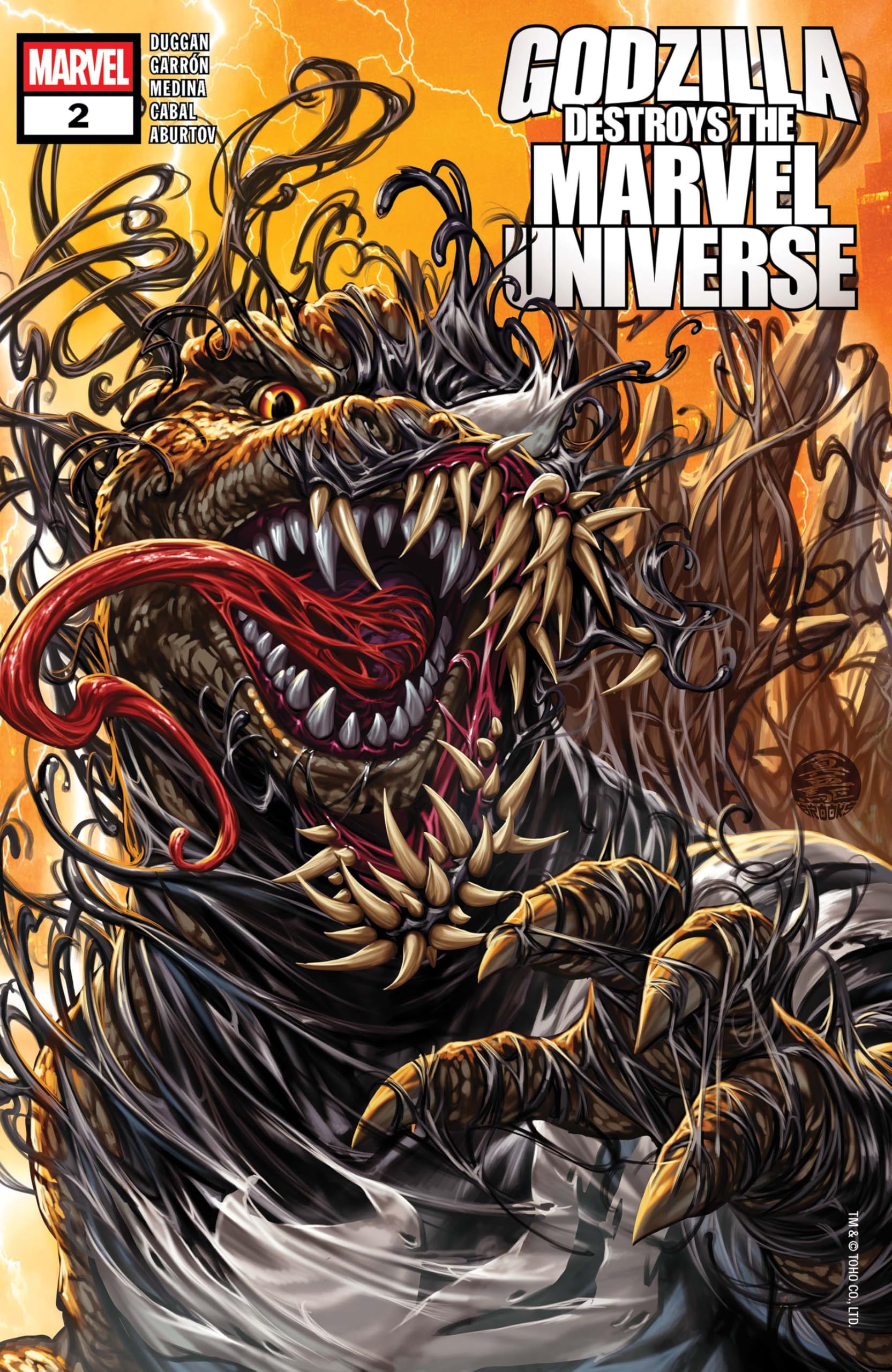 Godzilla Destroys The Marvel Universe (2025) #2 (of 5)