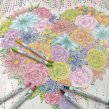 Amazon.co.jp: 呉竹 水性ペン ZIG クリーンカラードット 12色 TC