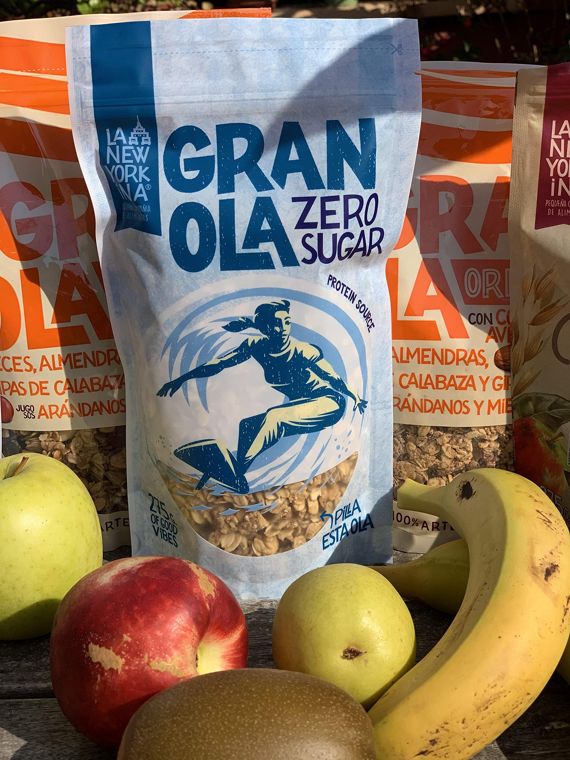 La Newyorkina | Granola Zero Sucre (275g) | Céréales & Granolas | Délicieux, croustillants, sans sucres