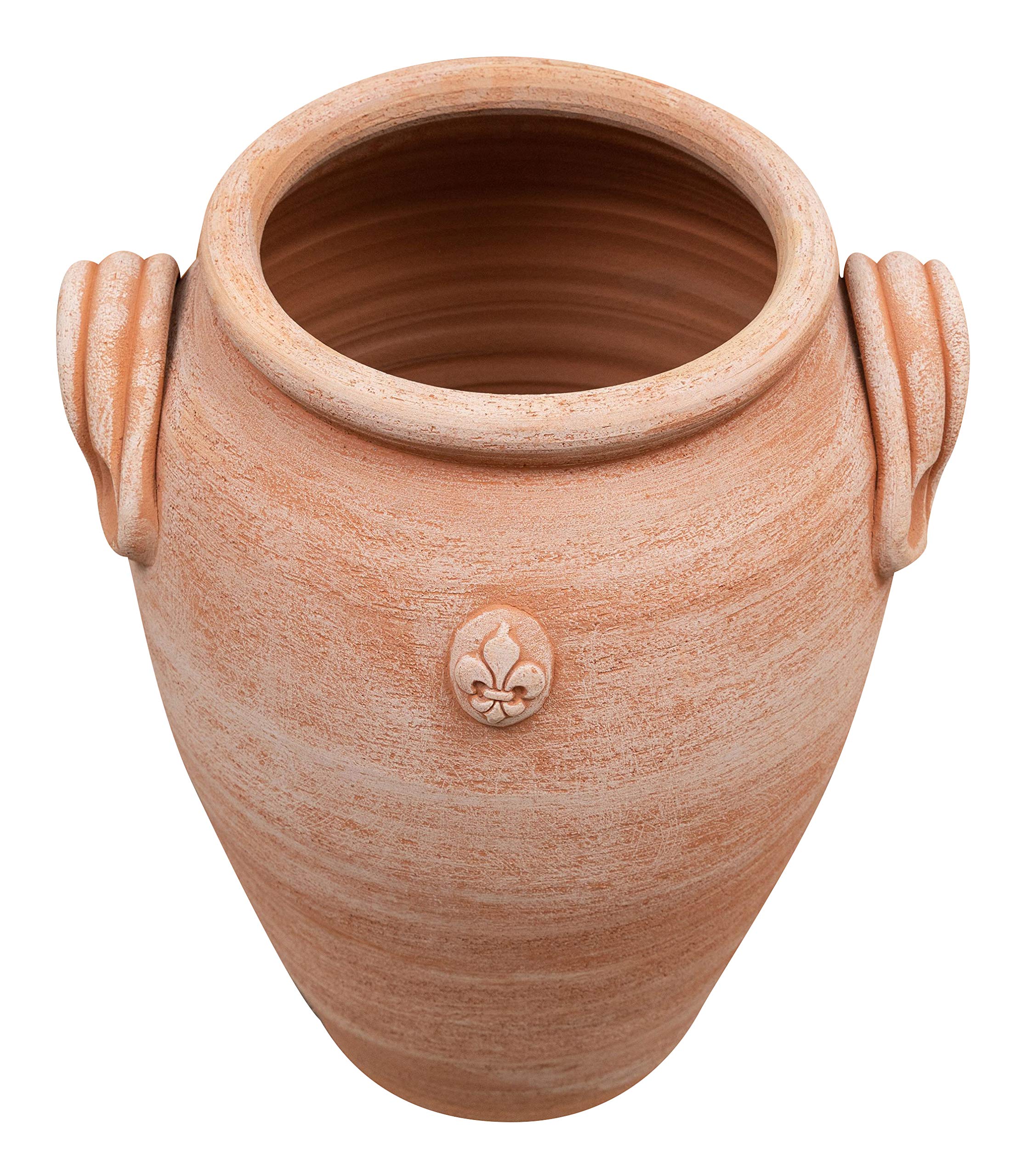 Biscottini Orcio in terracotta toscana 46x34x36 cm | Vaso terracotta Made in Italy | Giara terracotta da esterno