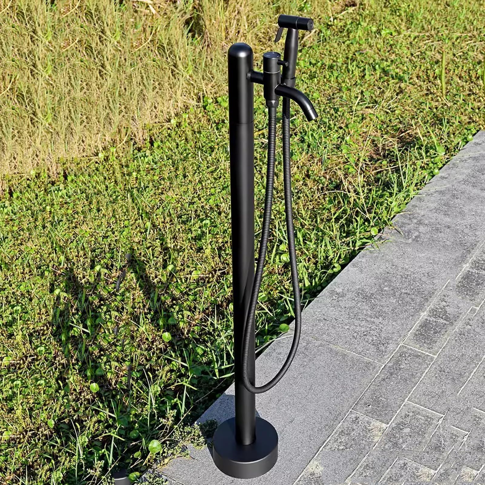 BHGFYXBS Stainless Steel Vertical Garden Water Column, Water Fountain Courtyard Retro Post Faucet, For Home Garden Insulation And Antifreeze, Used For Irrigation And Watering,G