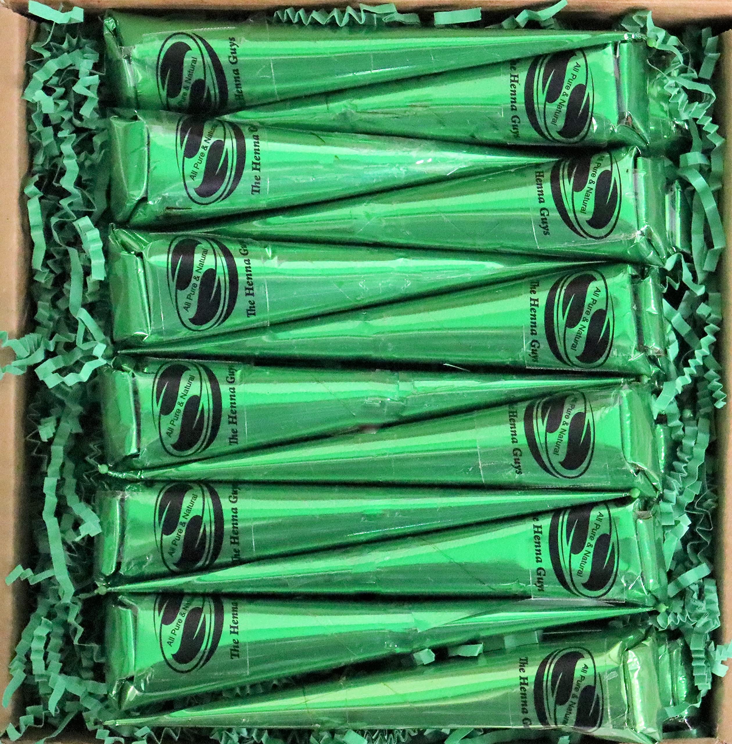 Buy The Henna Guys 100 Natural Ready to Use Henna Cones For Redish Brown Hair Dye Perfect for