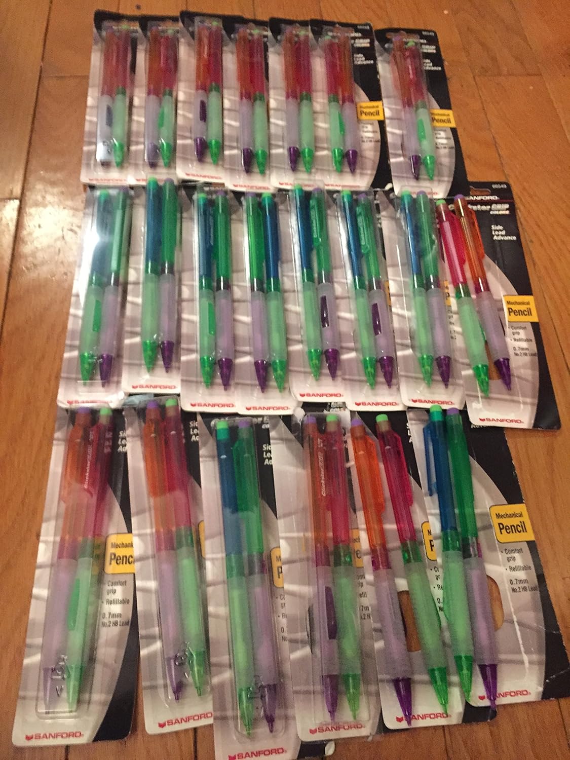 Sanford Clickster Grip Colors Mechanical Pencils 2ct