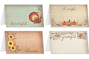 Hallmark Thanksgiving Place Cards for Table Setting