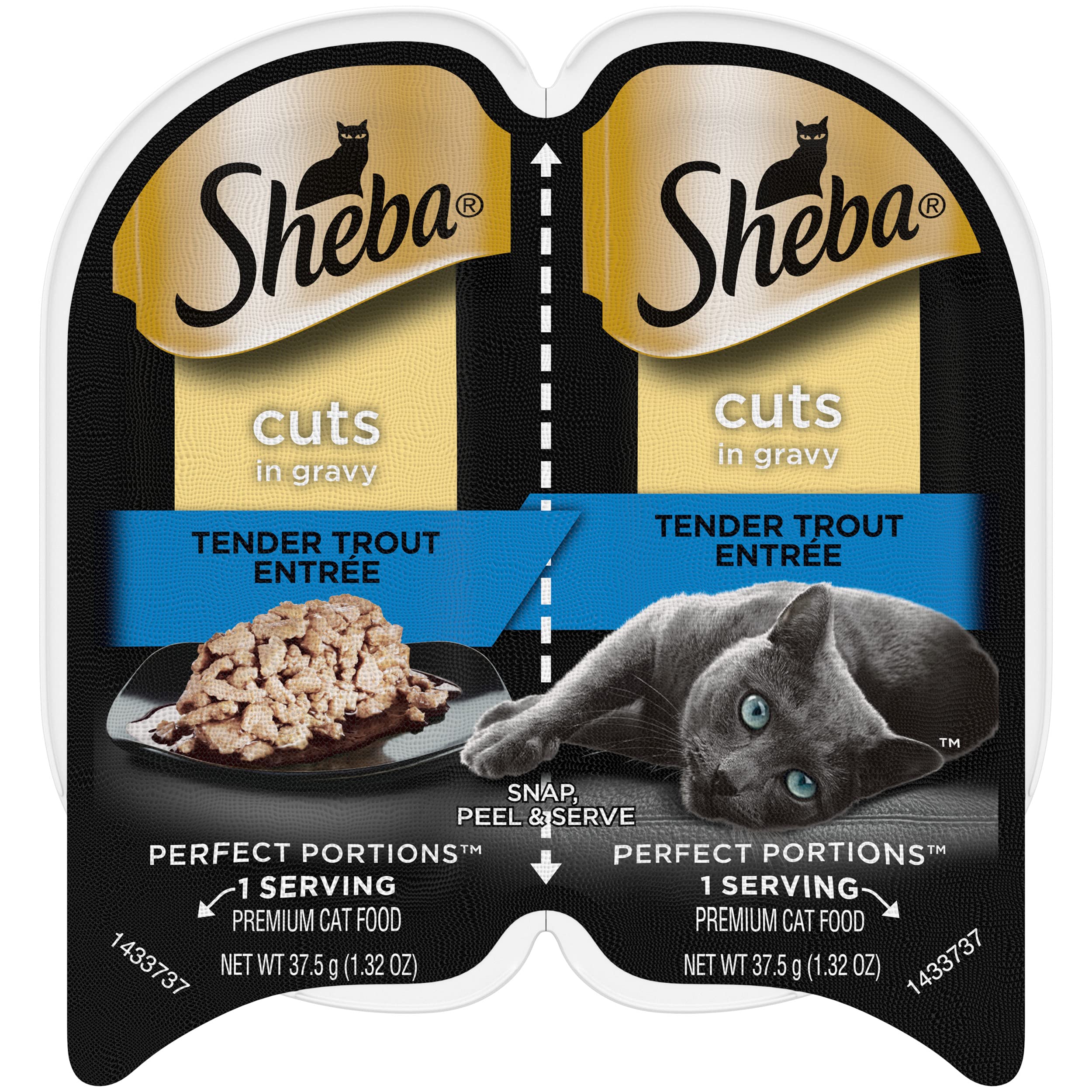Buy SHEBA PERFECT PORTIONS Cuts in Gravy Adult Wet Cat Food Trays (24