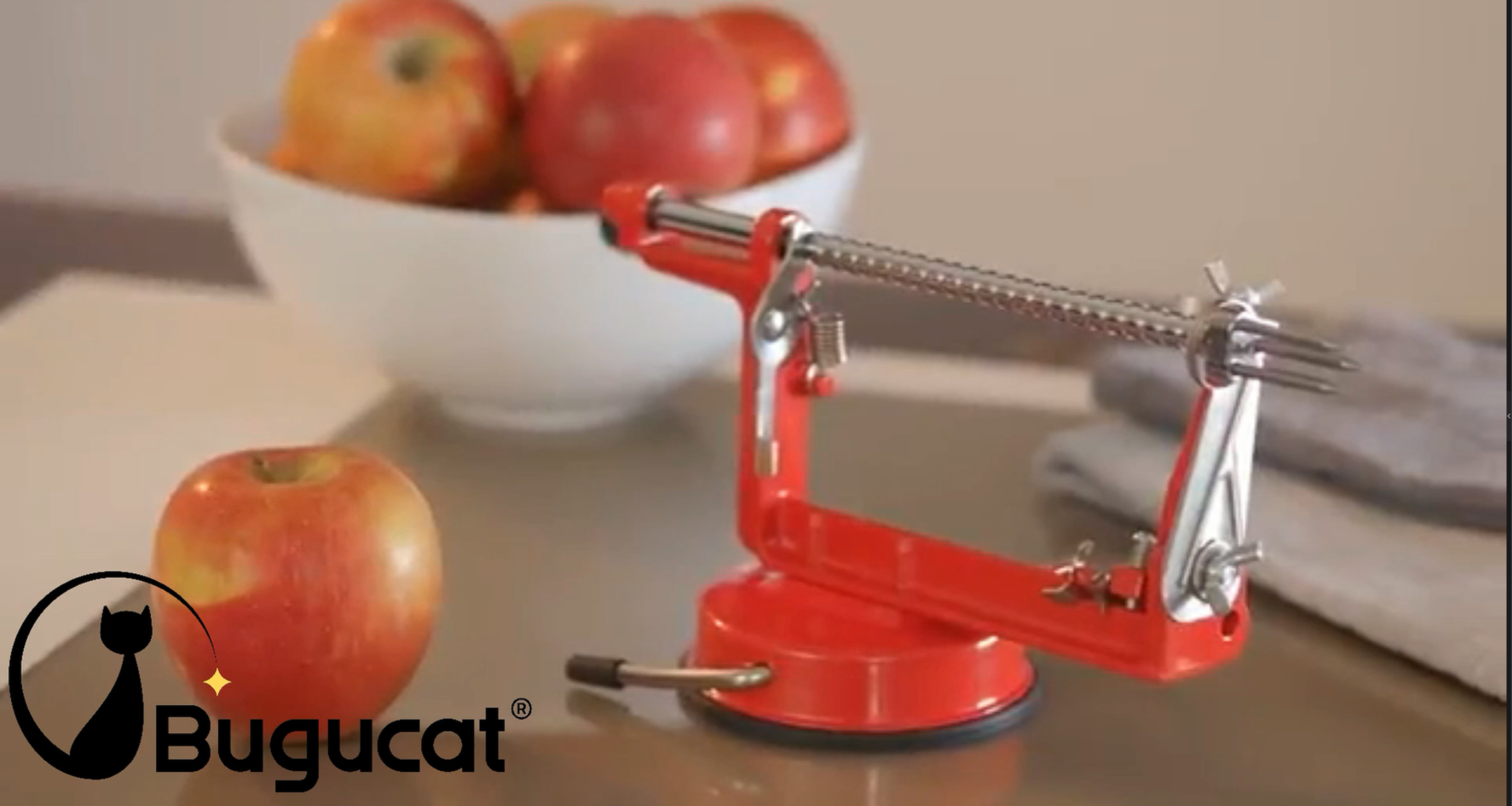 CHOYCLIT Éplucheur De Pommes, éplucheur De Poires Avec Trancheuse Et Vide Pomme A 8 Quartiers Lames En Acier Inoxydable 83683240