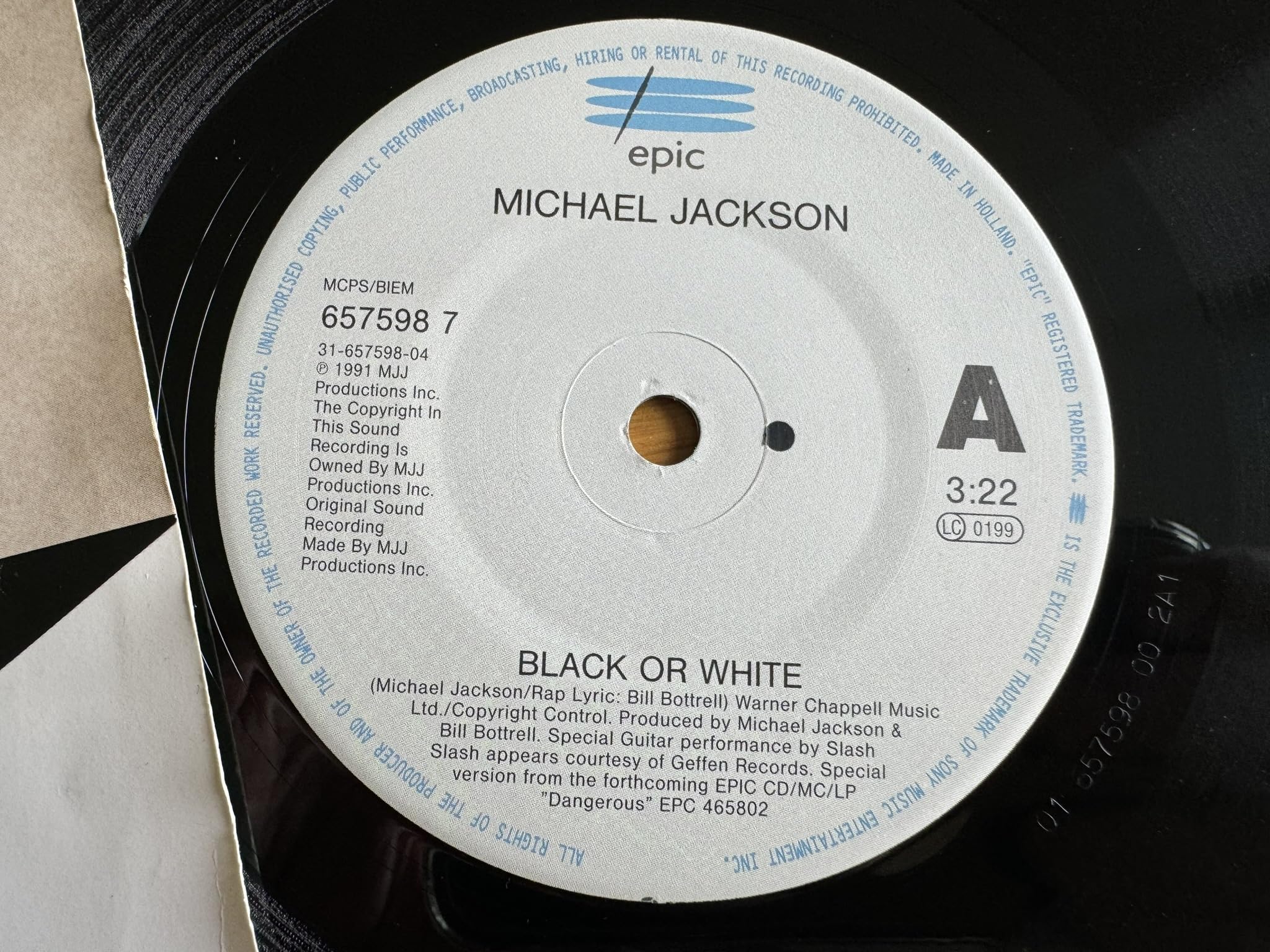 Michael Jackson Black Or White Epic 657598 7