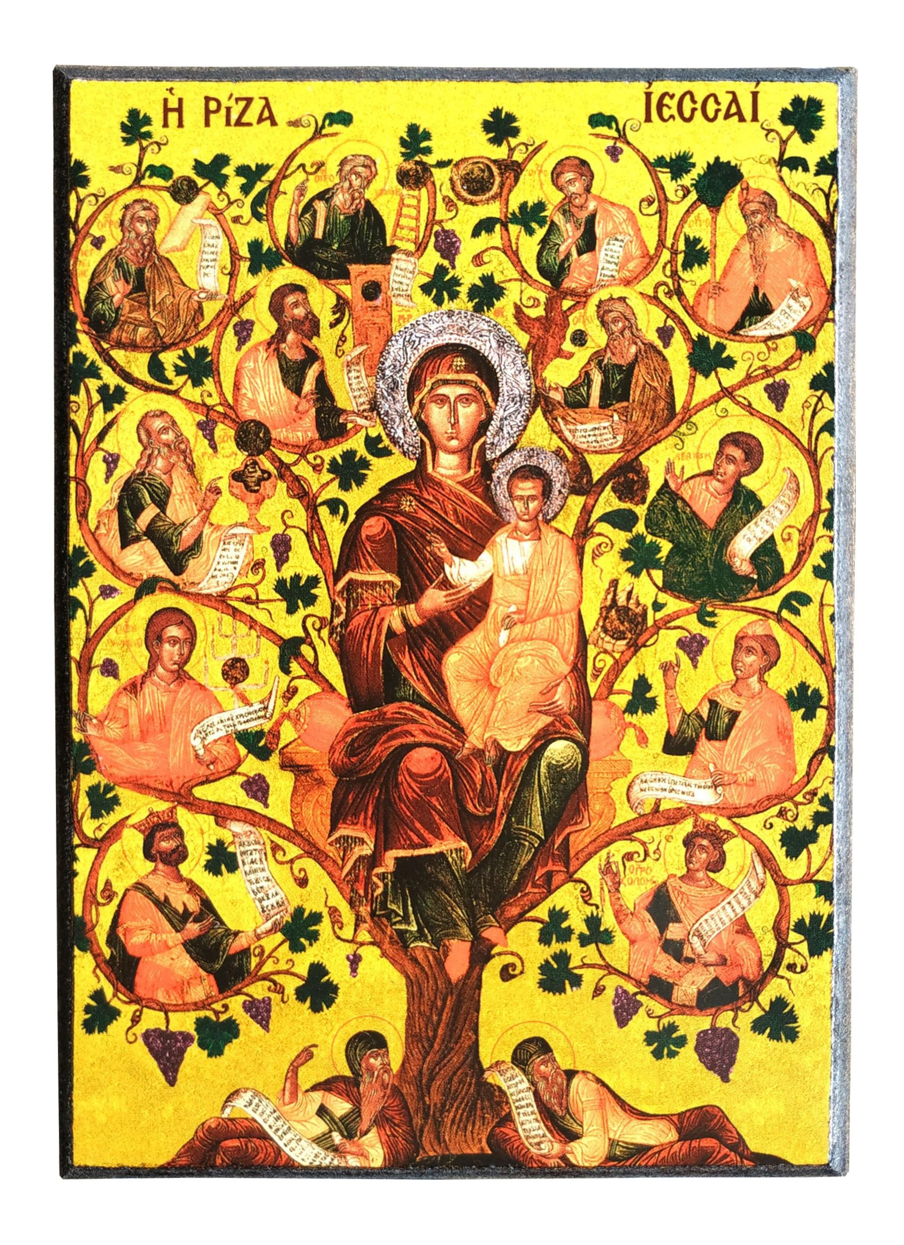 JESSE TREE - Greek Byzantine Orthodox Icon
