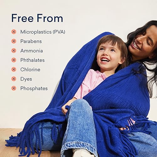 Miniatura 7 de BLUELAND Tabletas de detergente para ropa, 36 unidades, aroma Spring Bloom, cápsulas ecológicas sin plástico, hojas, alternativa líquida, seguras