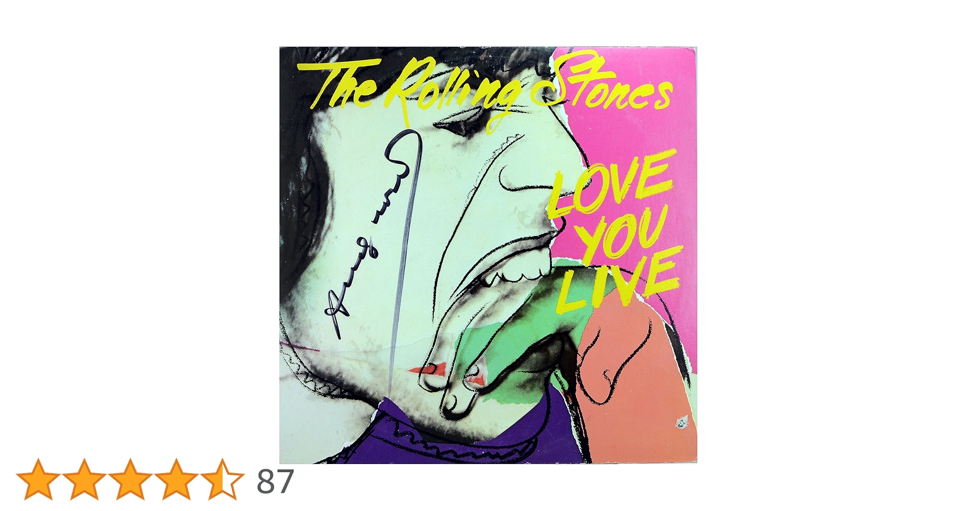 感激！偉大なるライヴ ローリング・ストーンズ 2LP Amazon.co.jp: Love You Live: ミュージック