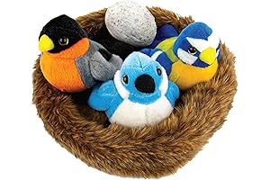 Madzee Bird Toys - Stuffed Animal Bird Nest for Creative Kids