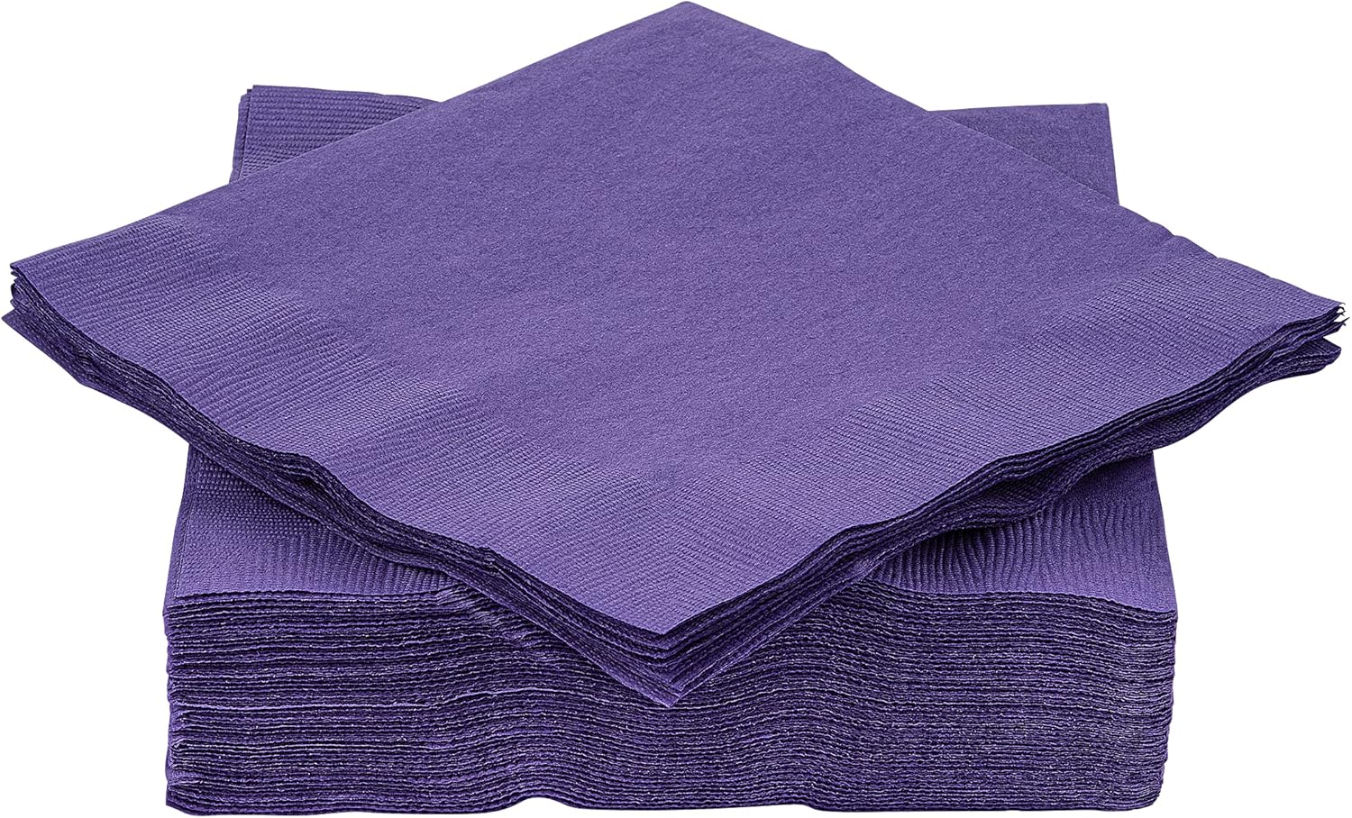 Cocktail Napkins Disposable, Purple Beverage Napkins Soft and Absorbent