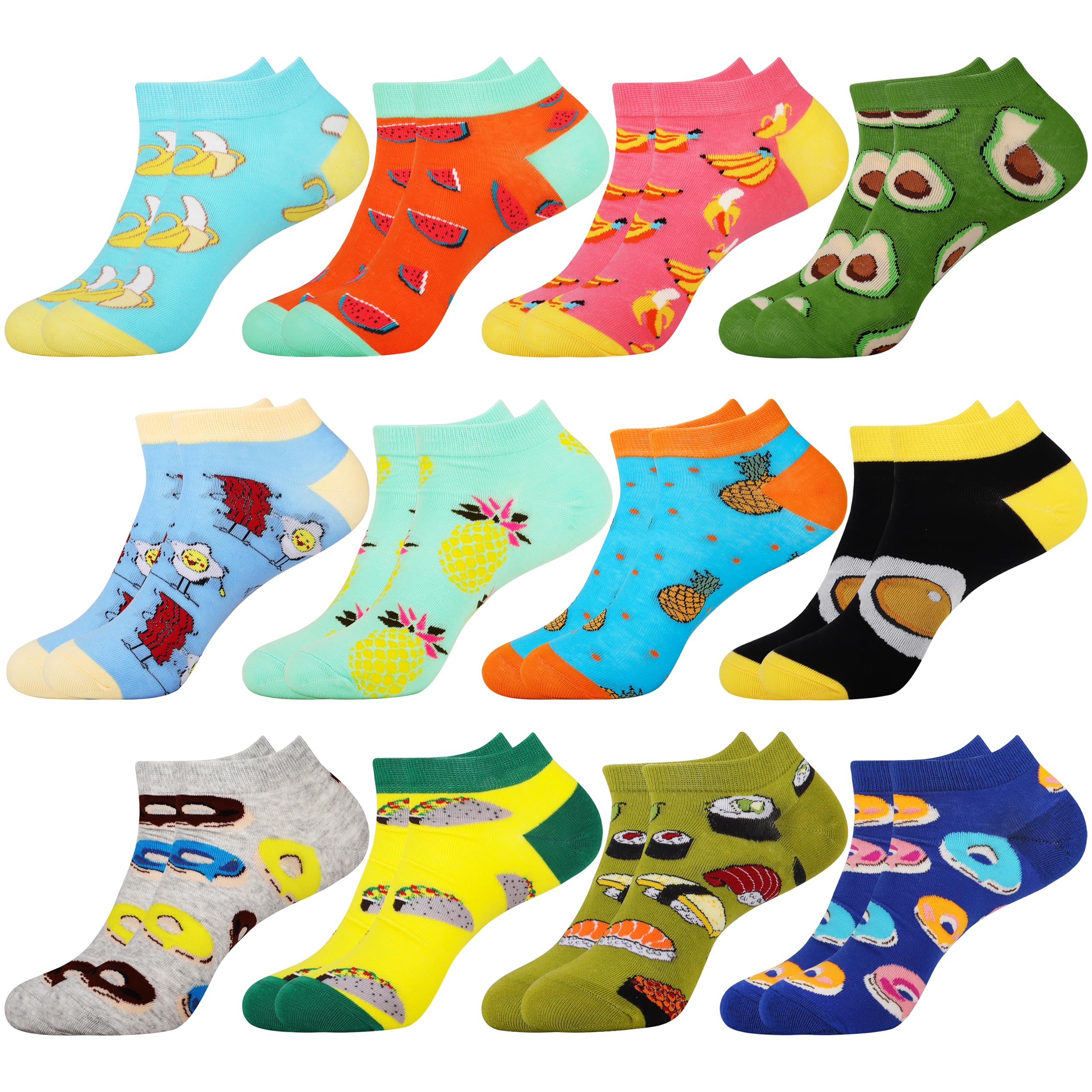 Belloxis Sneaker Socken Herren 43-46 Kurze Socken Herren 43-46 Bunte Socken Sportsocken Ausgefallene Socken Kuschelsocken Baumwollsocken Geburtstagsgeschenk für Manner