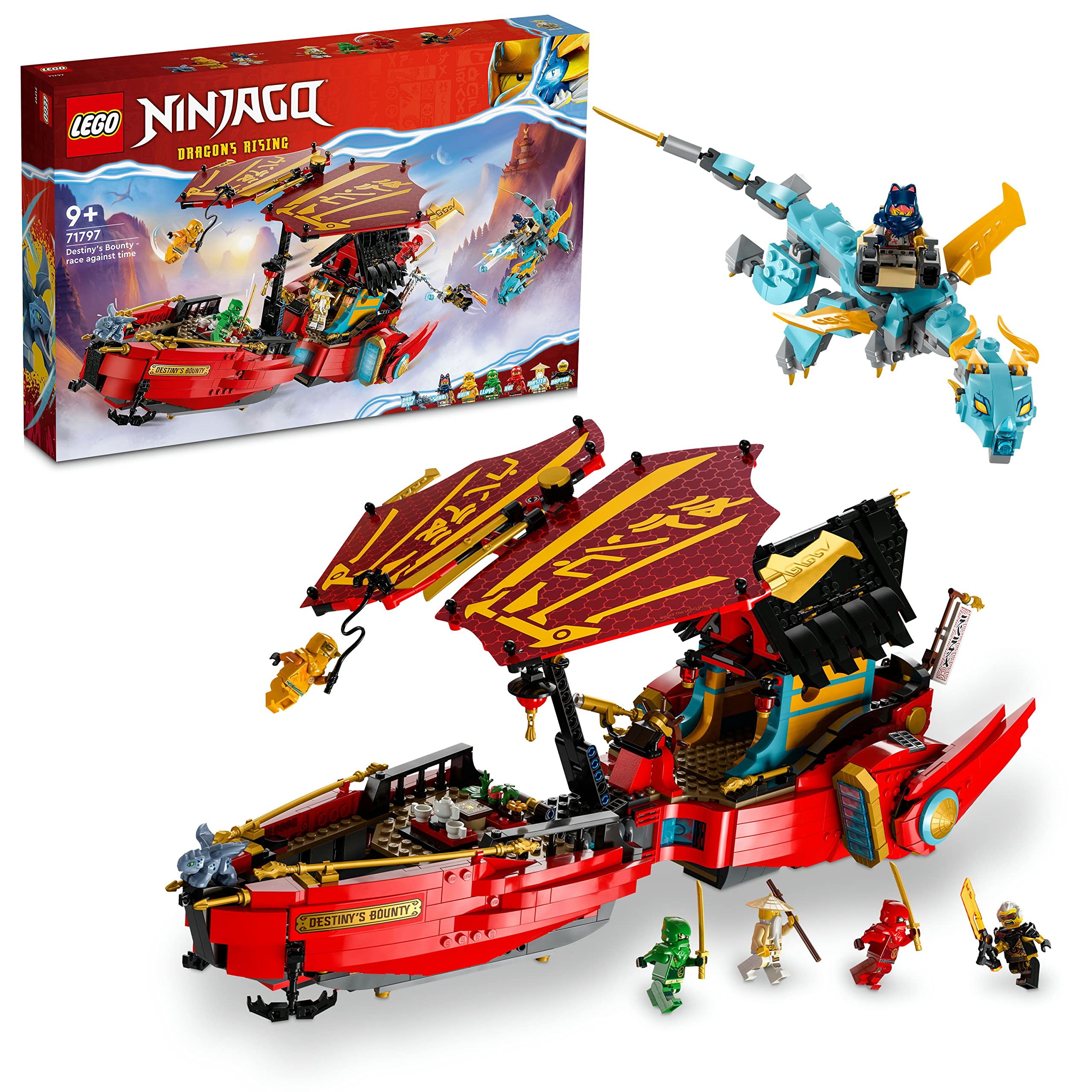 LEGO® NINJAGO® Destiny's Bounty – zamana karşı yarış 71797 Oyuncak