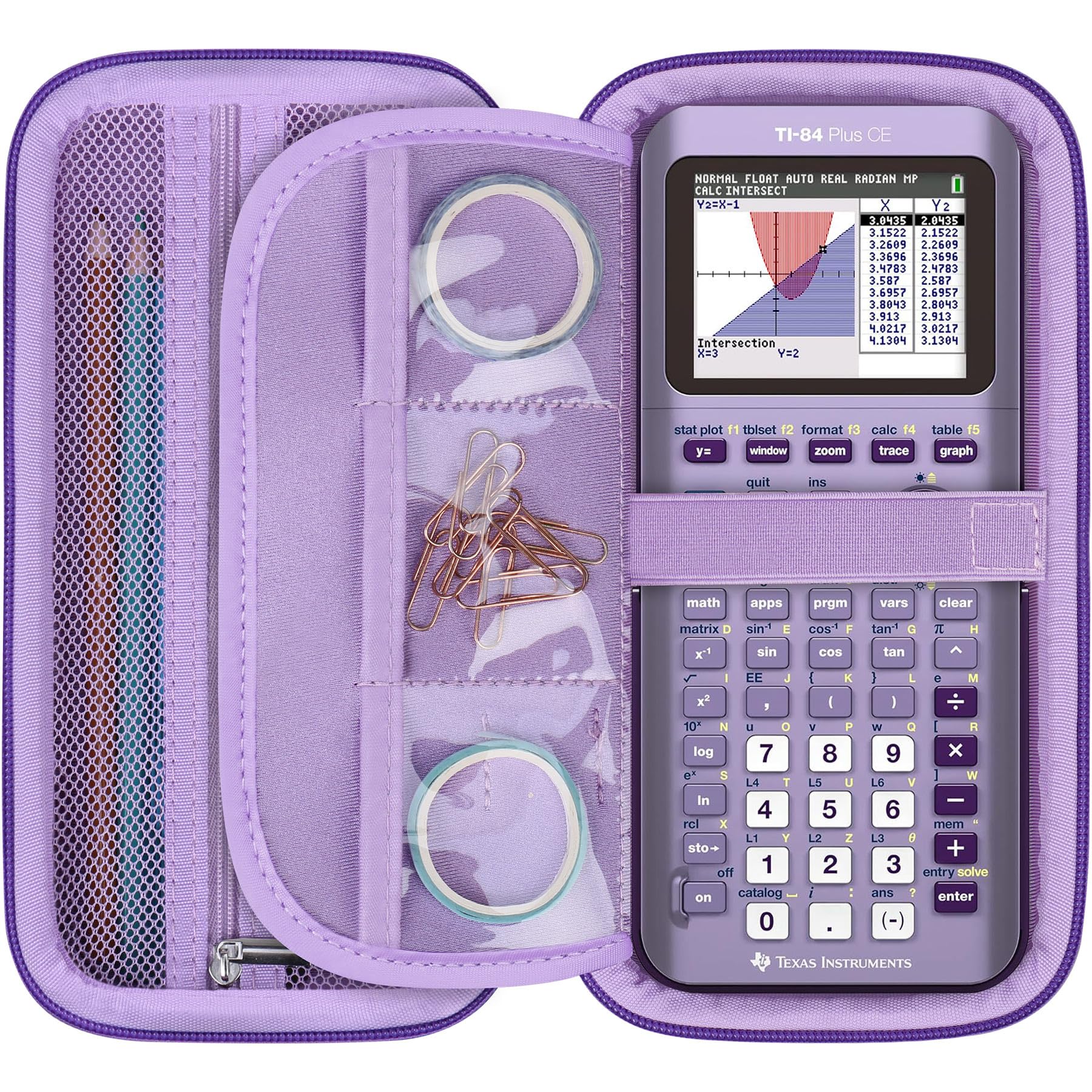 Calculatrice Étui De Stockage Dur Sac Protecteur Boîte Poche