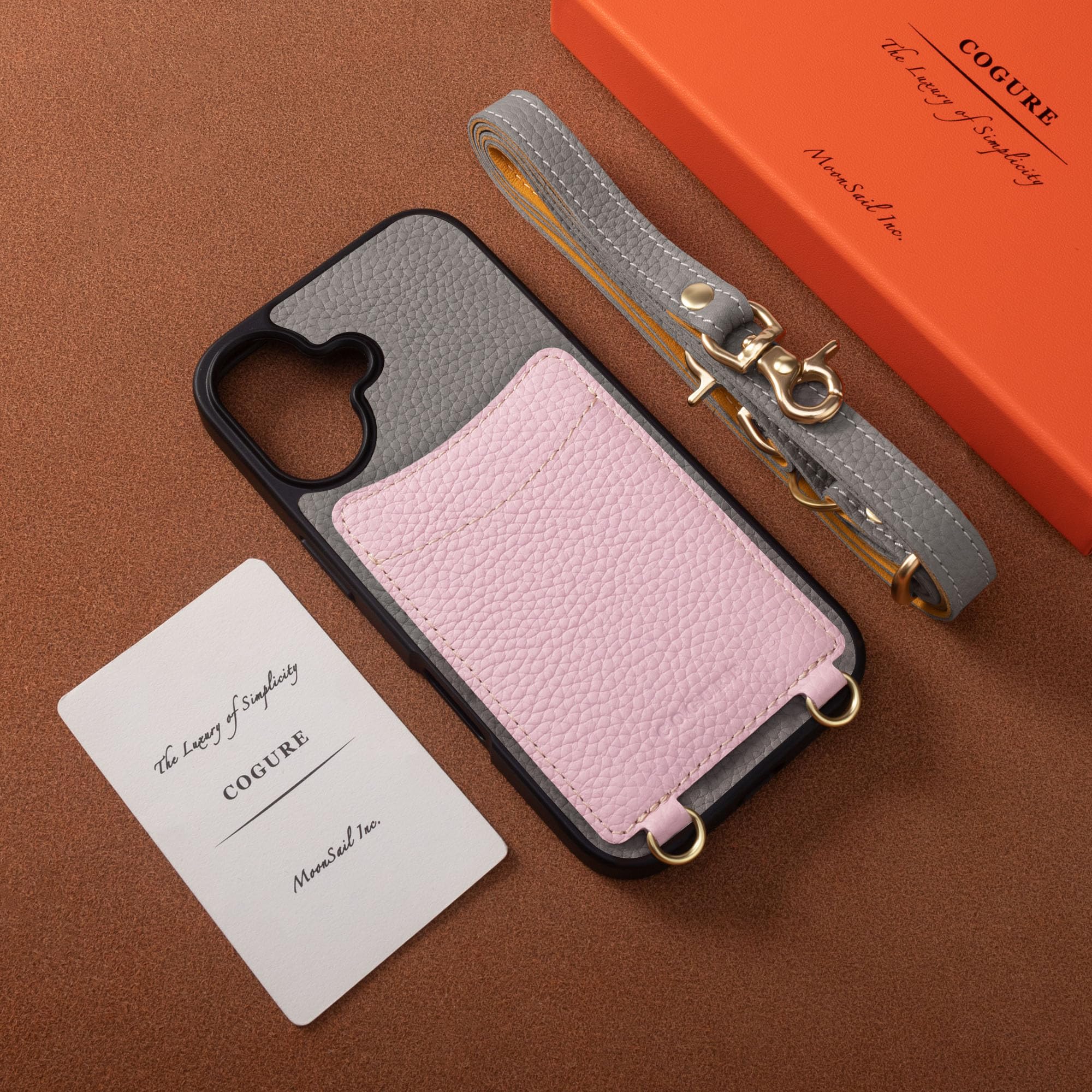 Amazon.co.jp: COGURE 互換 iPhone Air ケース 本革 COPGCS ブラック