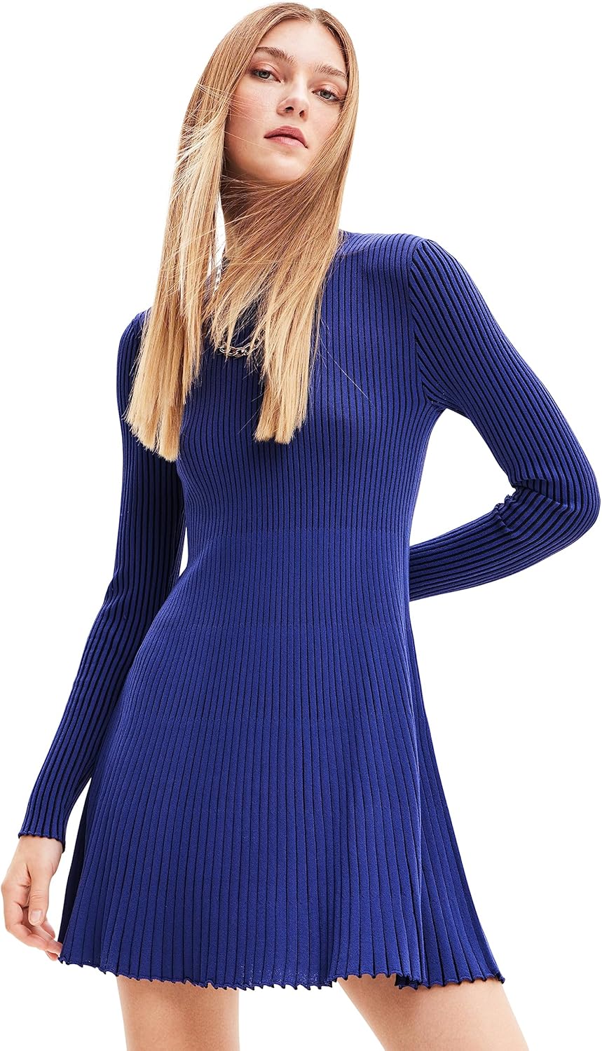 Desigual Women's Short Ribbed Dress