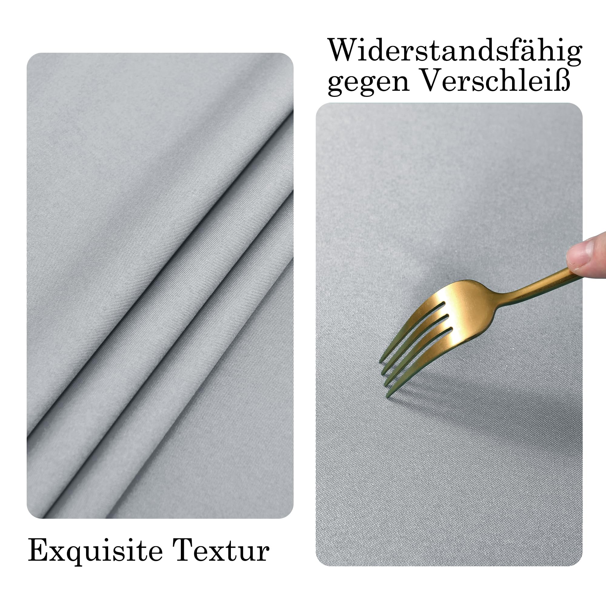 Weens Tafelkleed, Modern Tafellinnen Met Vlekbescherming Voor Het Hele Jaar Antraciet 140 Cm Rond