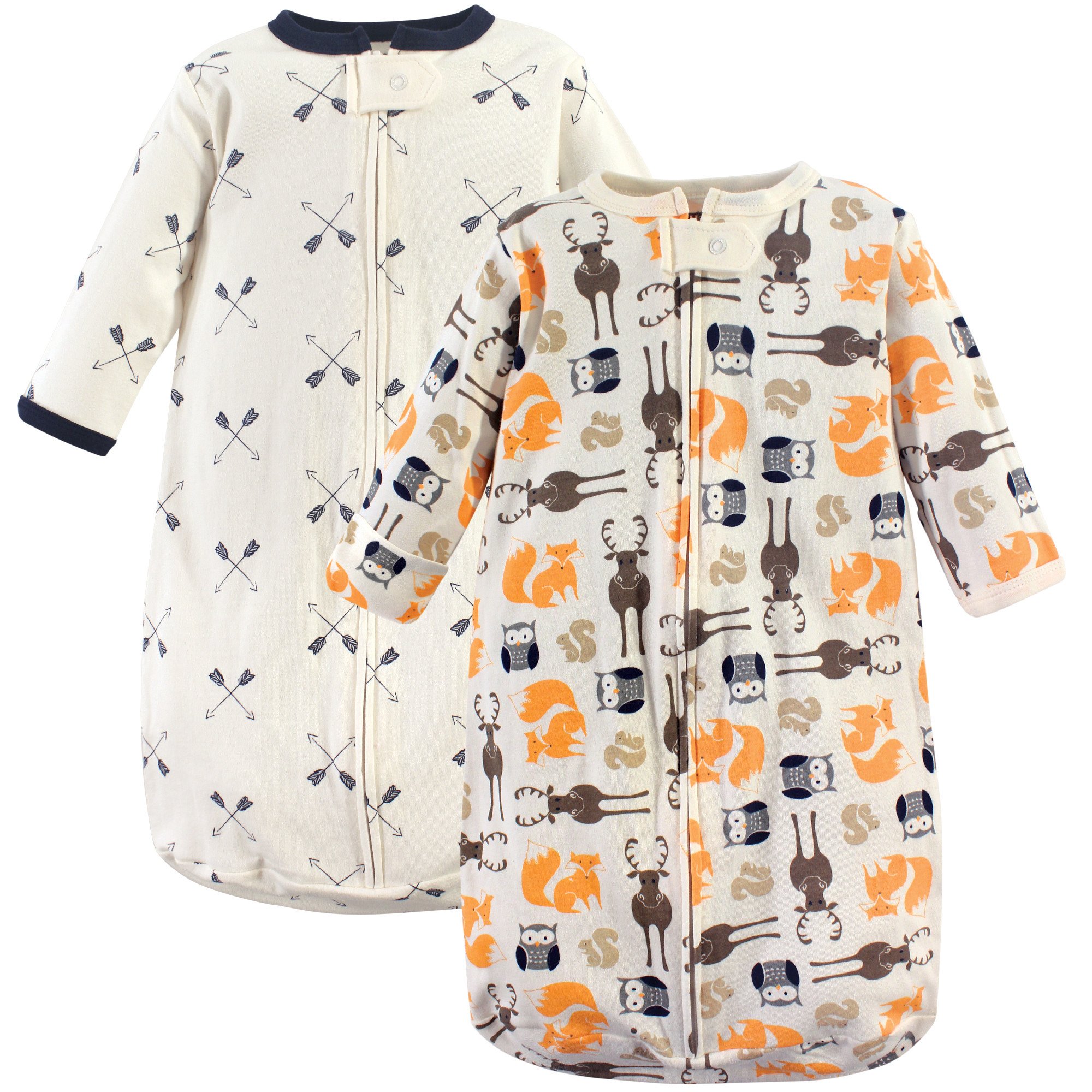 Hudson Baby Unisex Baby Cotton Long-Sleeve Wearable Sleeping Bag, Sack, Blanket