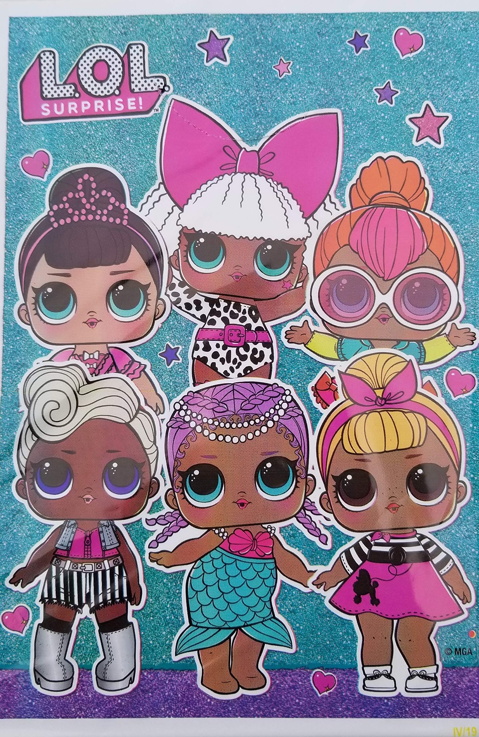 10 LOL Loot Bags Goody Party Favor Loots Treat Candy Birthday Plastic Girls Dolls Birthday